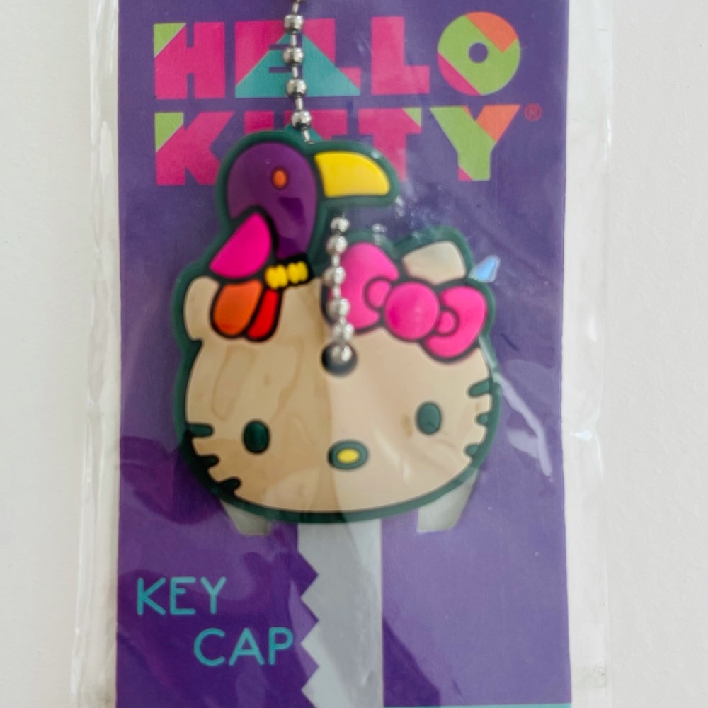 (SOLD) Hello Kitty Key Cap Tropical Sanrio Loungefly BNIB